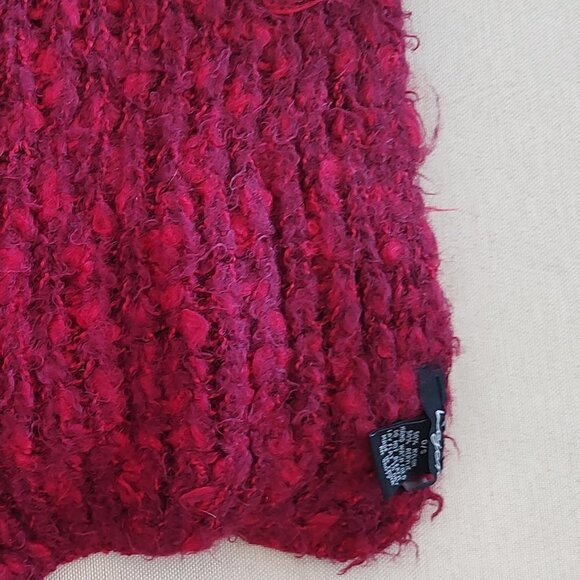 Red and Orange Winter Scarf - Picture 2 of 2